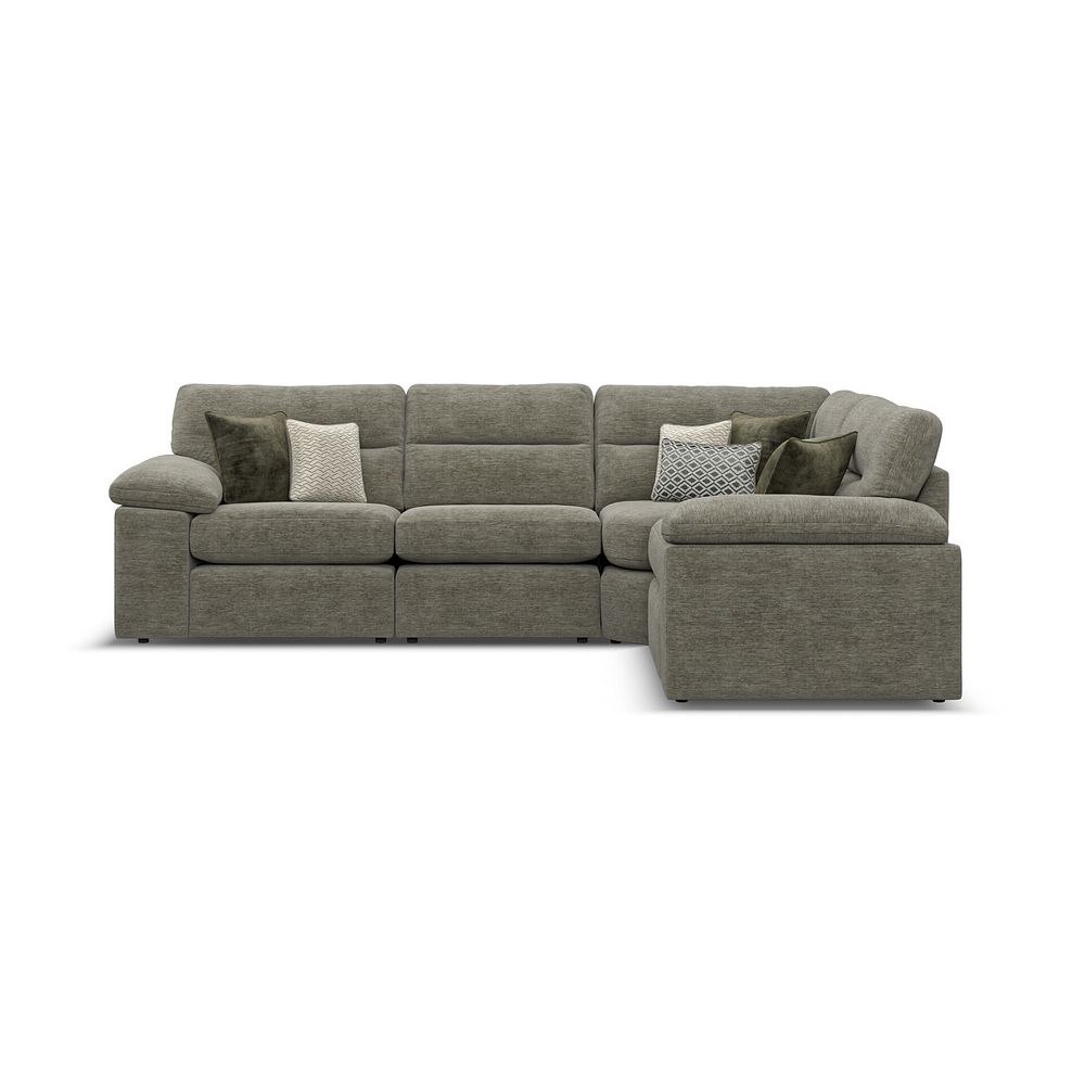 Morgan Modular Group 2 in Olive Green Fabric 1