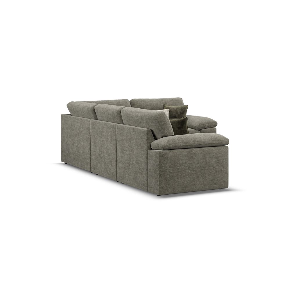 Morgan Modular Group 2 in Olive Green Fabric 3