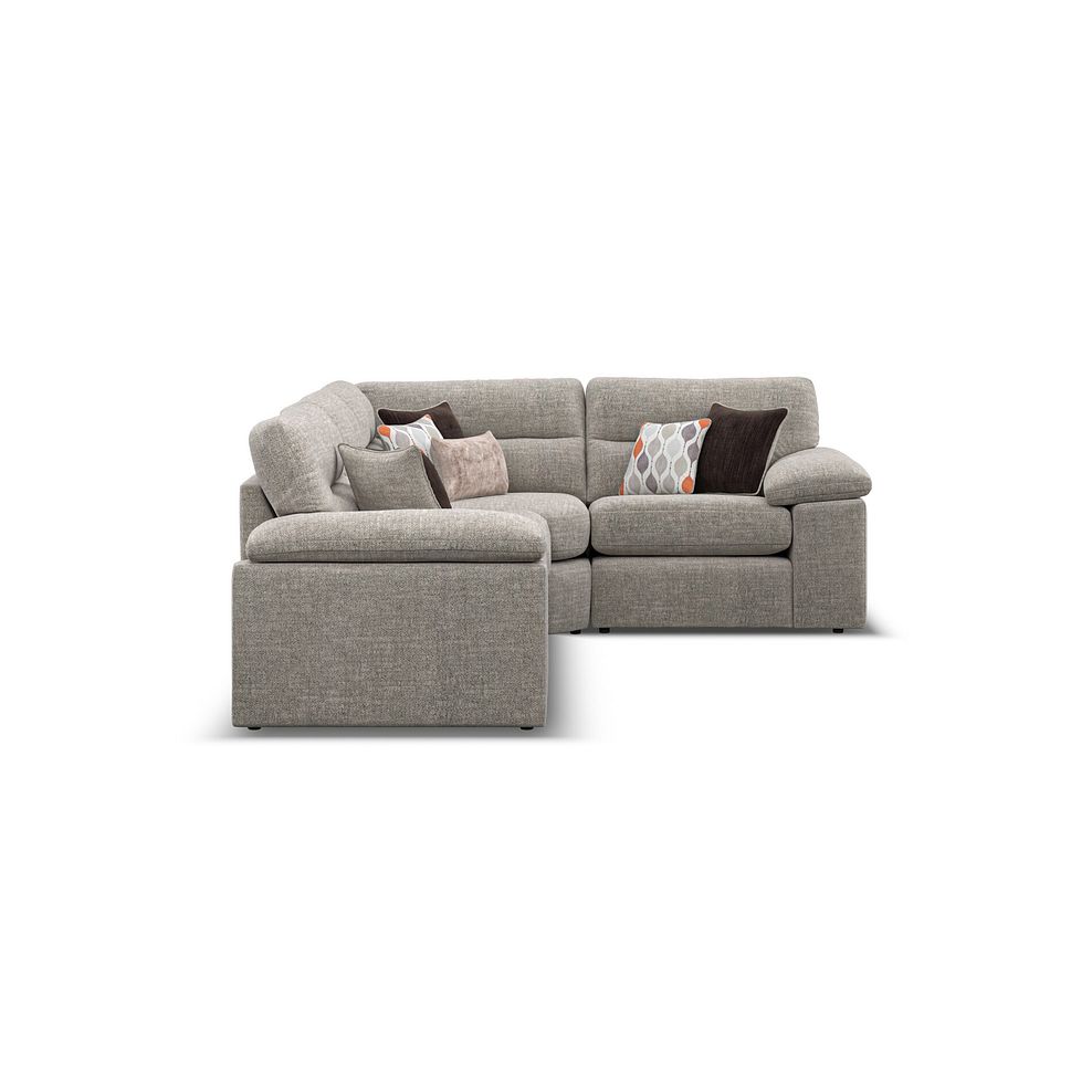 Morgan Modular Group 2 in Santos Mink with Orange and Beige Scatters  4