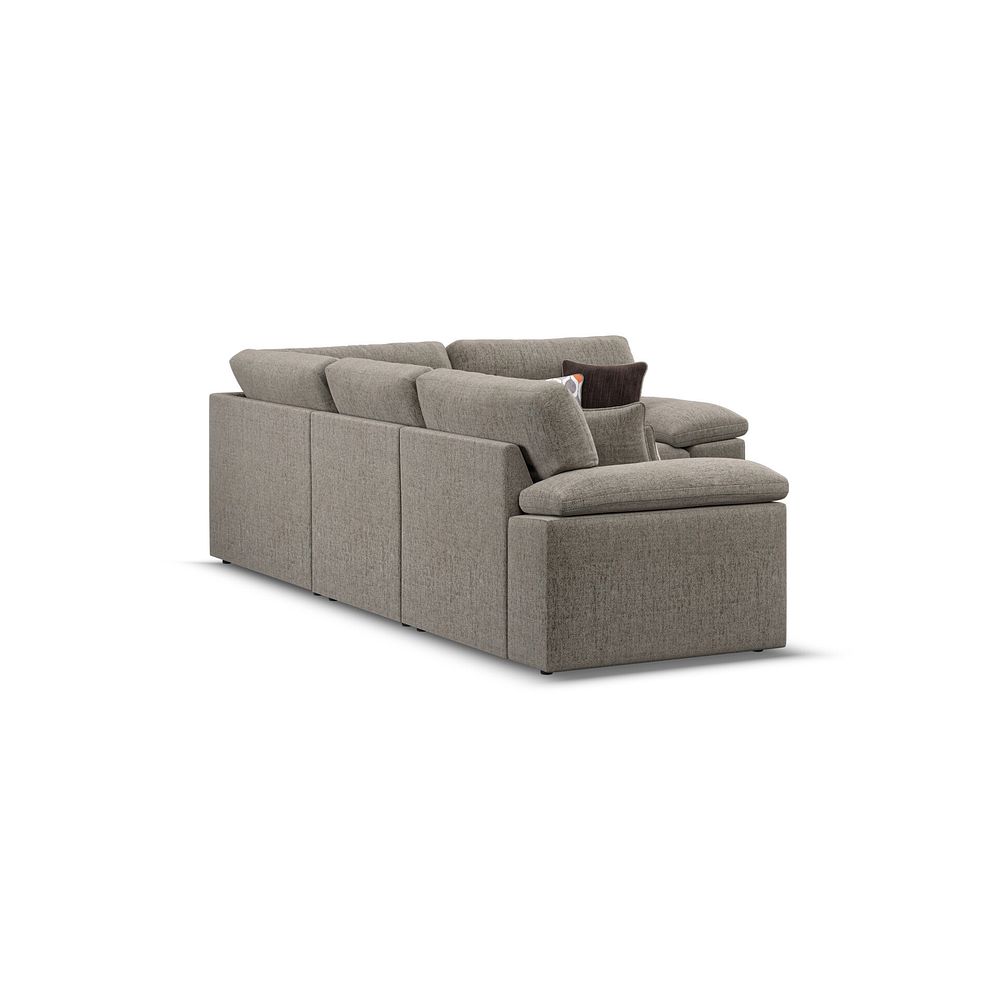 Morgan Modular Group 2 in Santos Taupe with Orange and Beige Scatters  3