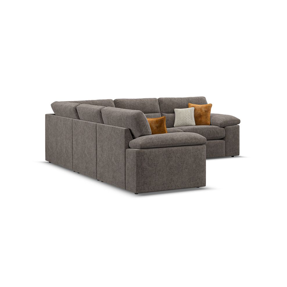 Morgan Modular Group 3 in Cupid Brown fabric 3
