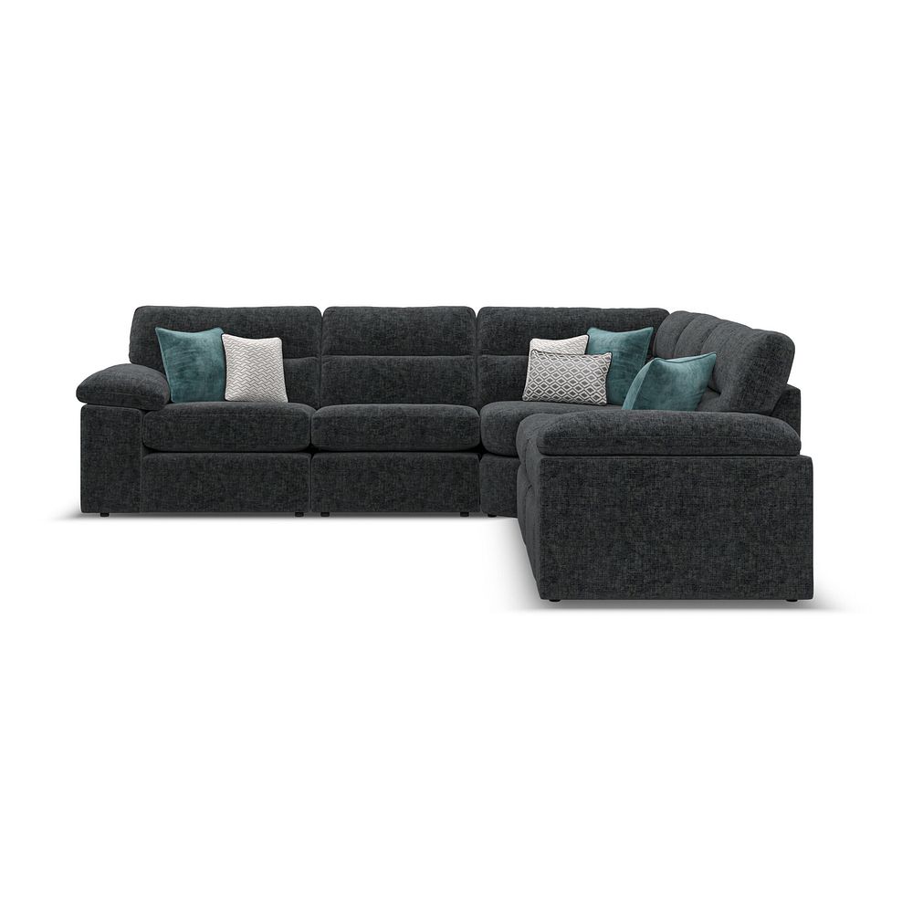 Morgan Modular Group 3 in Cupid Charcoal fabric 2