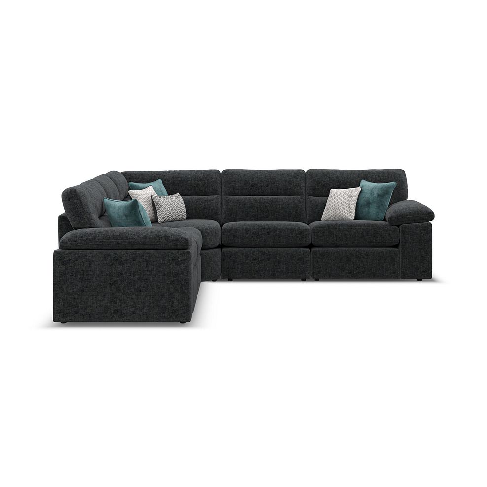 Morgan Modular Group 3 in Cupid Charcoal fabric 4