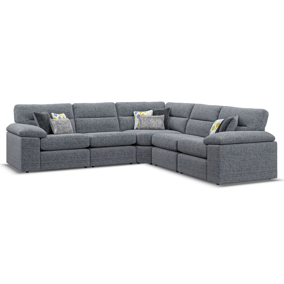 Morgan Modular Group 3 in Santos Grey with Green and Grey Scatters  1