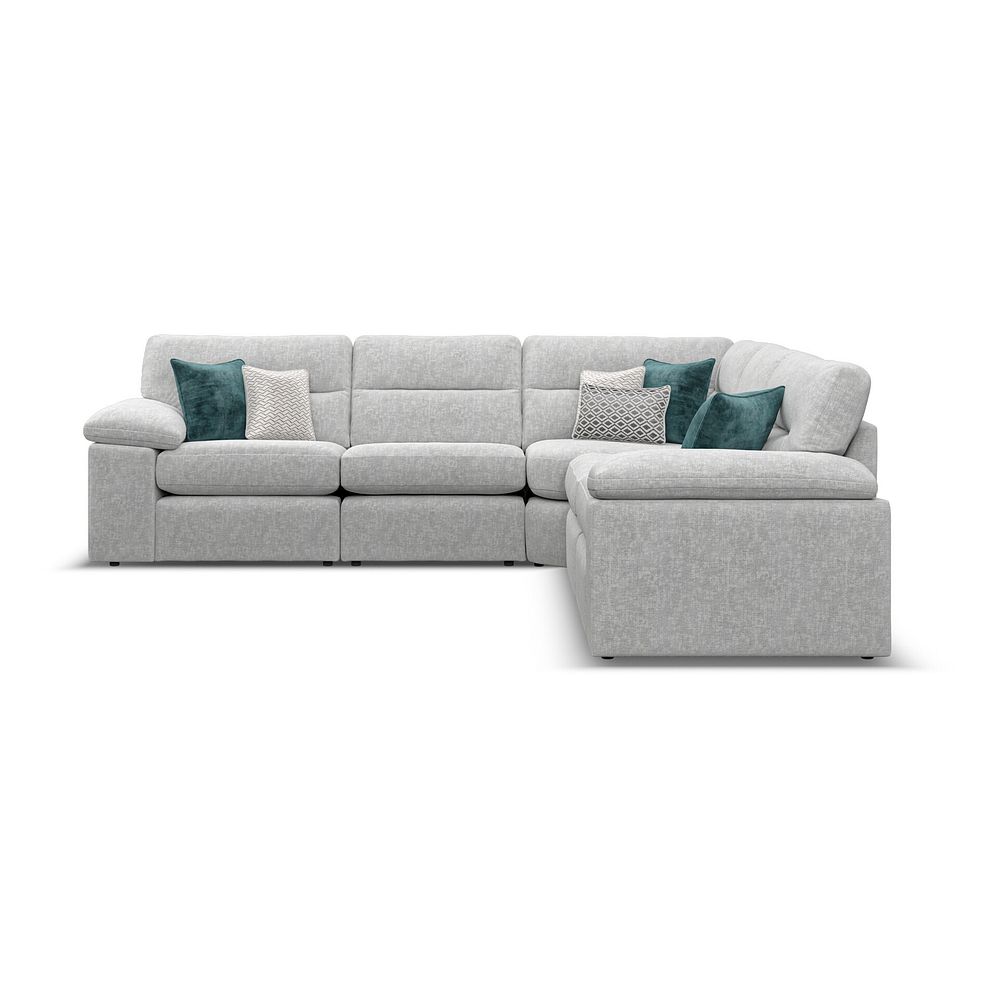 Morgan Modular Group 3 in Cupid Silver fabric 2
