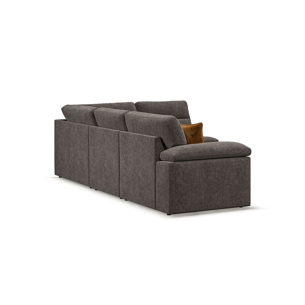 Morgan Modular Group 4 in Cupid Brown fabric 3