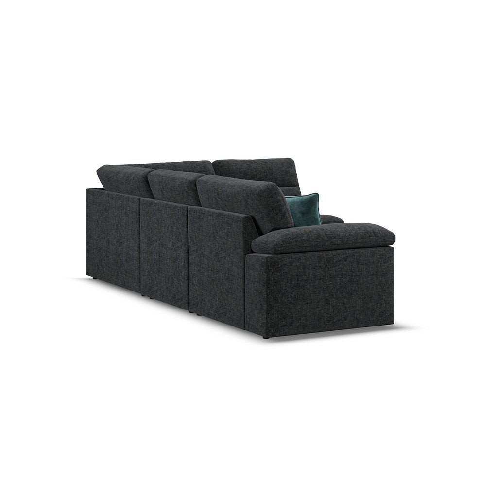 Morgan Modular Group 4 in Cupid Charcoal fabric 3