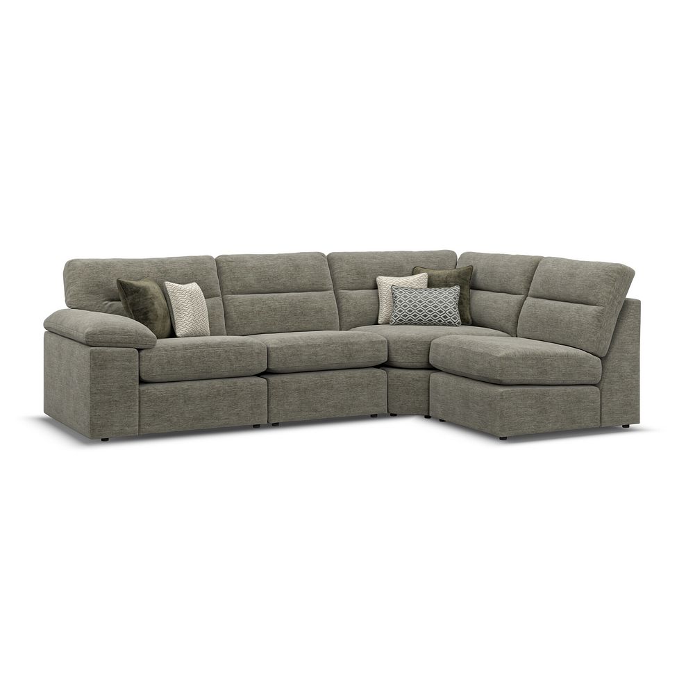 Morgan Modular Group 4 in Olive Green Fabric 2