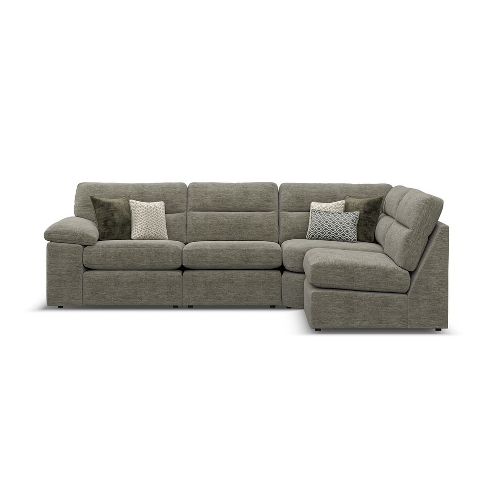 Morgan Modular Group 4 in Olive Green Fabric 1