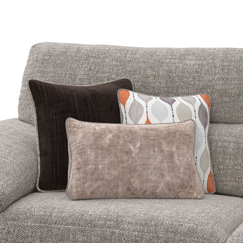 Morgan Modular Group 4 in Santos Mink with Orange and Beige Scatters  5