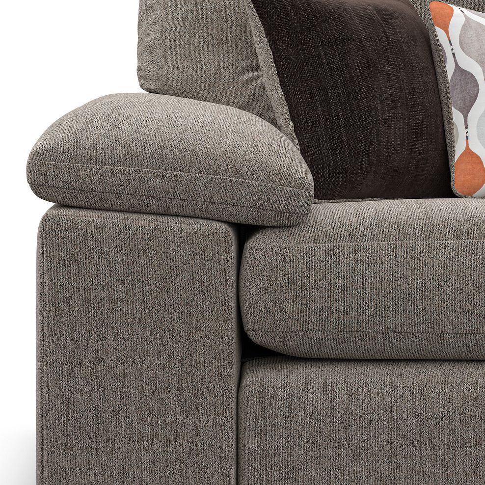 Morgan Modular Group 4 in Santos Taupe with Orange and Beige Scatters  7