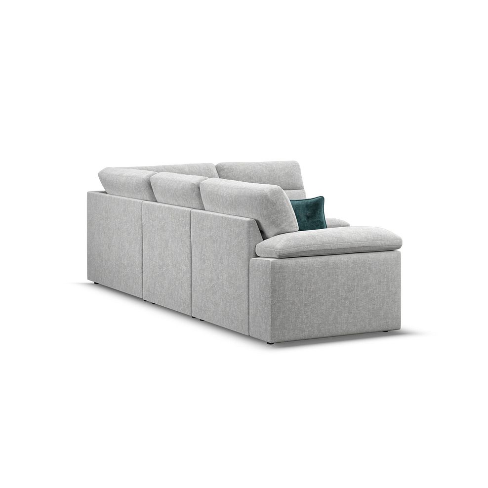 Morgan Modular Group 4 in Cupid Silver fabric 3