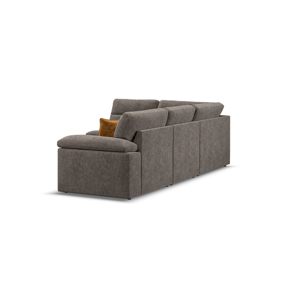 Morgan Modular Group 5 in Cupid Brown fabric 3