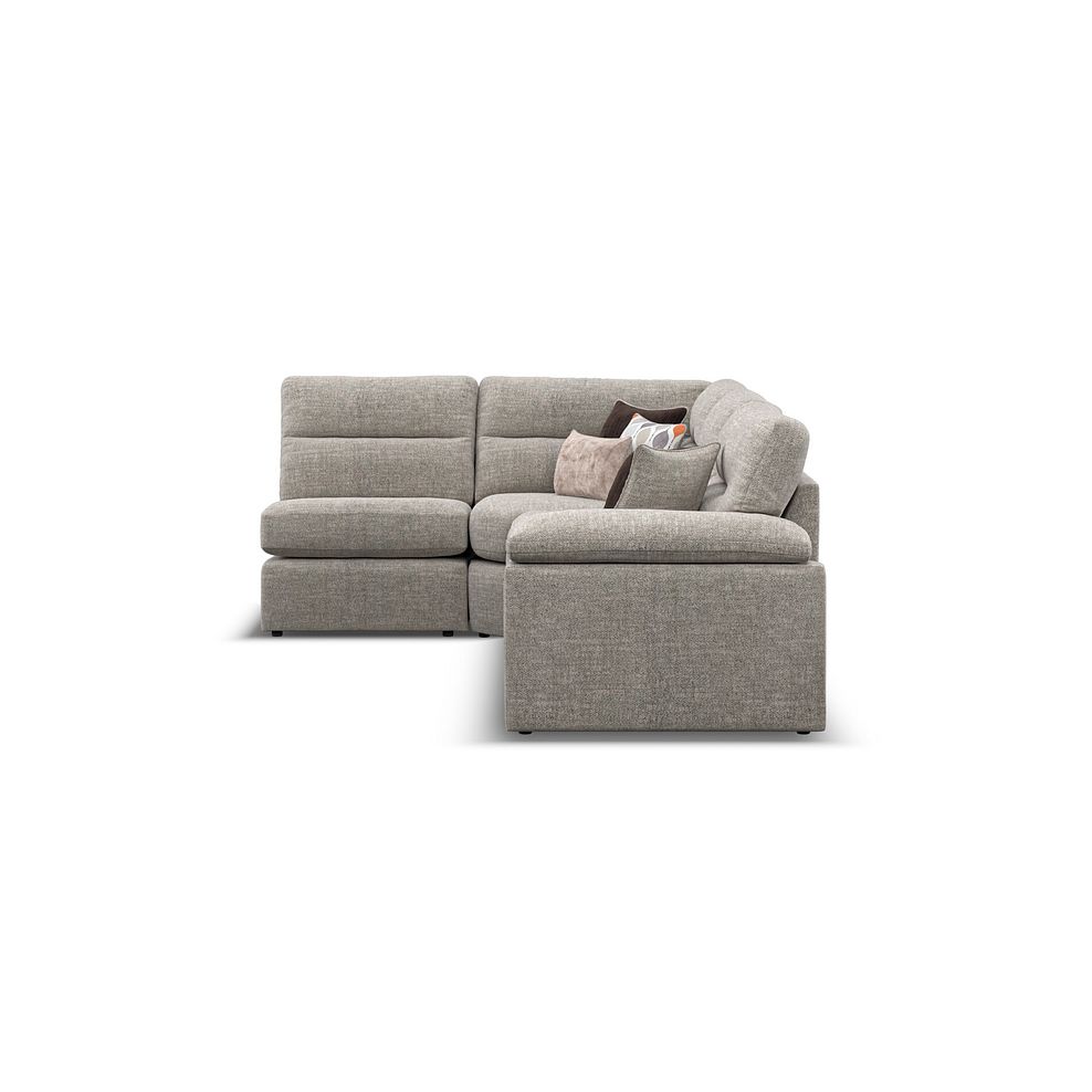 Morgan Modular Group 5 in Santos Mink with Orange and Beige Scatters  5