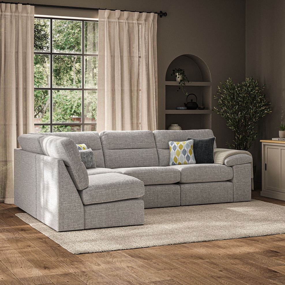 Morgan Modular Group 5 in Santos Silver with Green and Grey Scatters  2