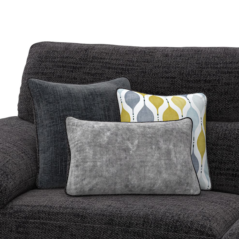 Morgan Modular Group 6 in Santos Black with Green and Grey Scatters  5