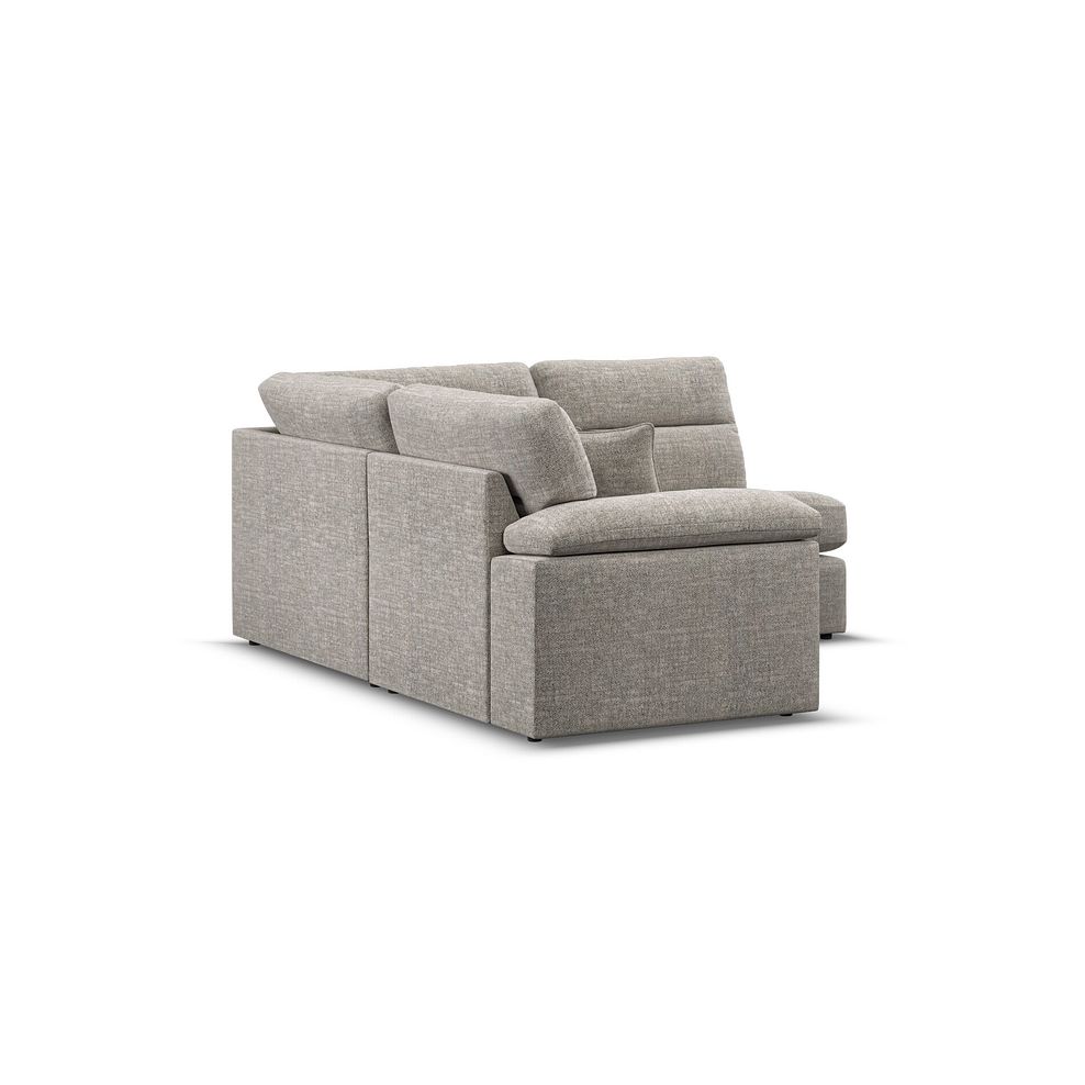 Morgan Modular Group 6 in Santos Mink with Orange and Beige Scatters  4