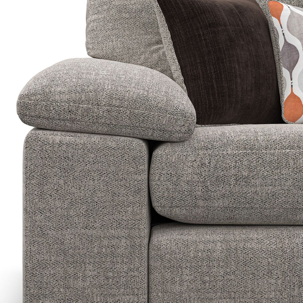 Morgan Modular Group 6 in Santos Mink with Orange and Beige Scatters  7