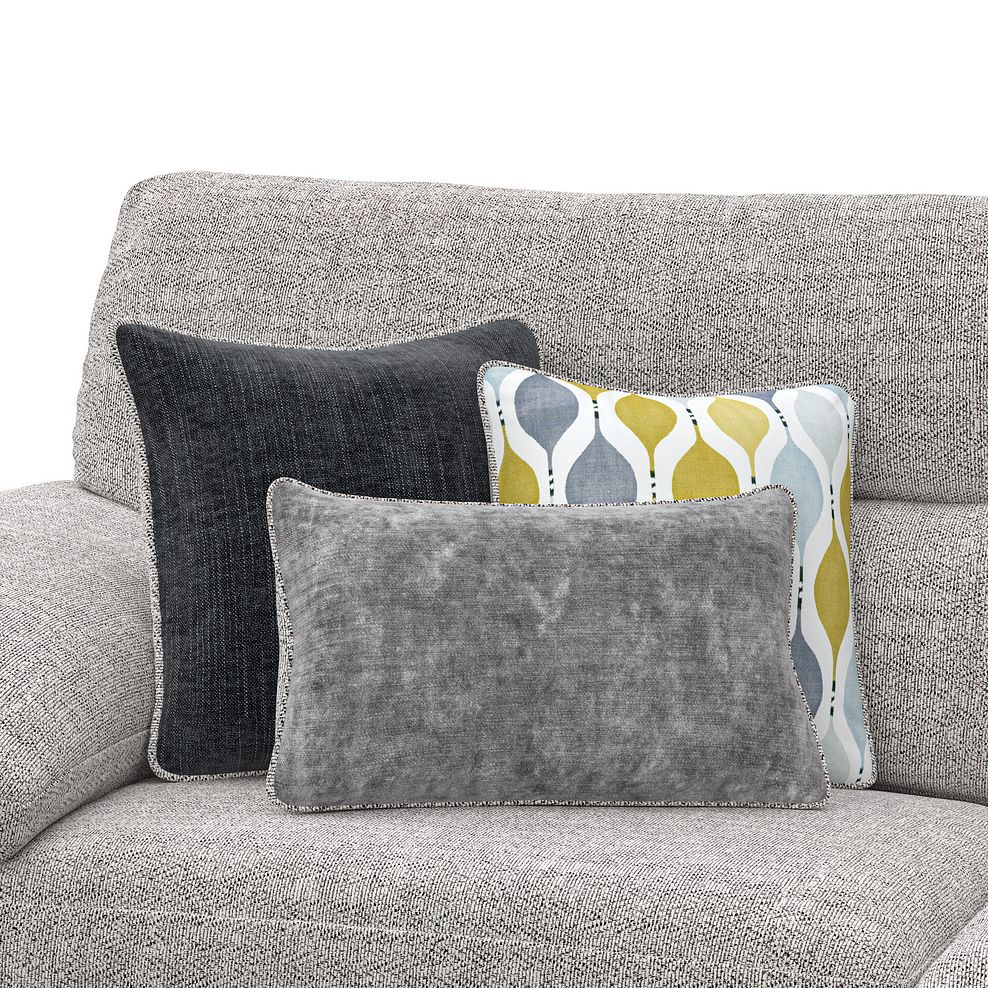 Morgan Modular Group 6 in Santos Silver with Green and Grey Scatters  5