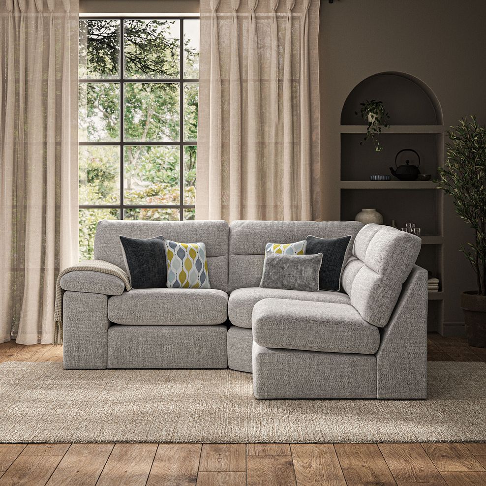 Morgan Modular Group 6 in Santos Silver with Green and Grey Scatters  2