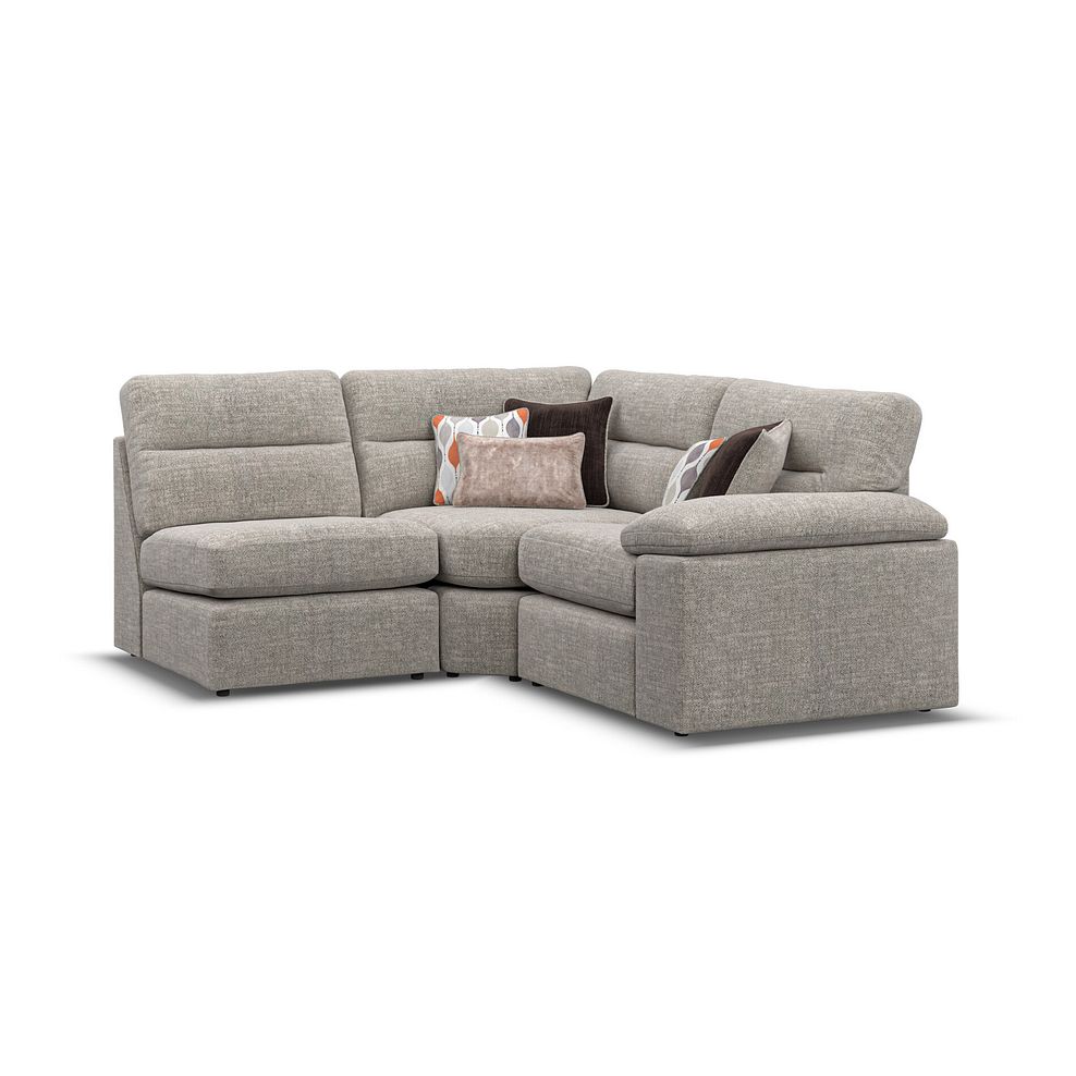 Morgan Modular Group 7 in Santos Mink with Orange and Beige Scatters  2