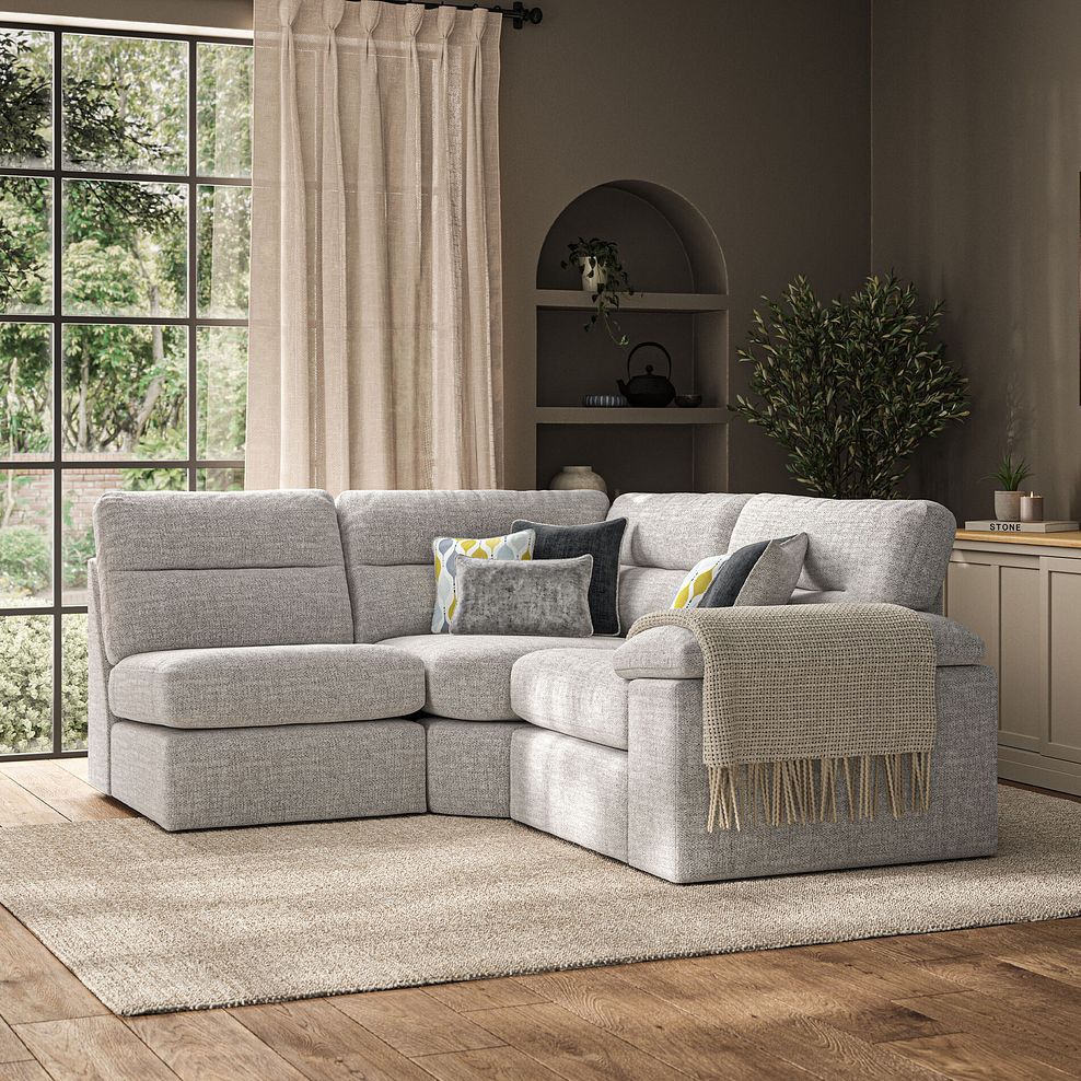 Morgan Modular Group 7 in Santos Silver with Green and Grey Scatters  1