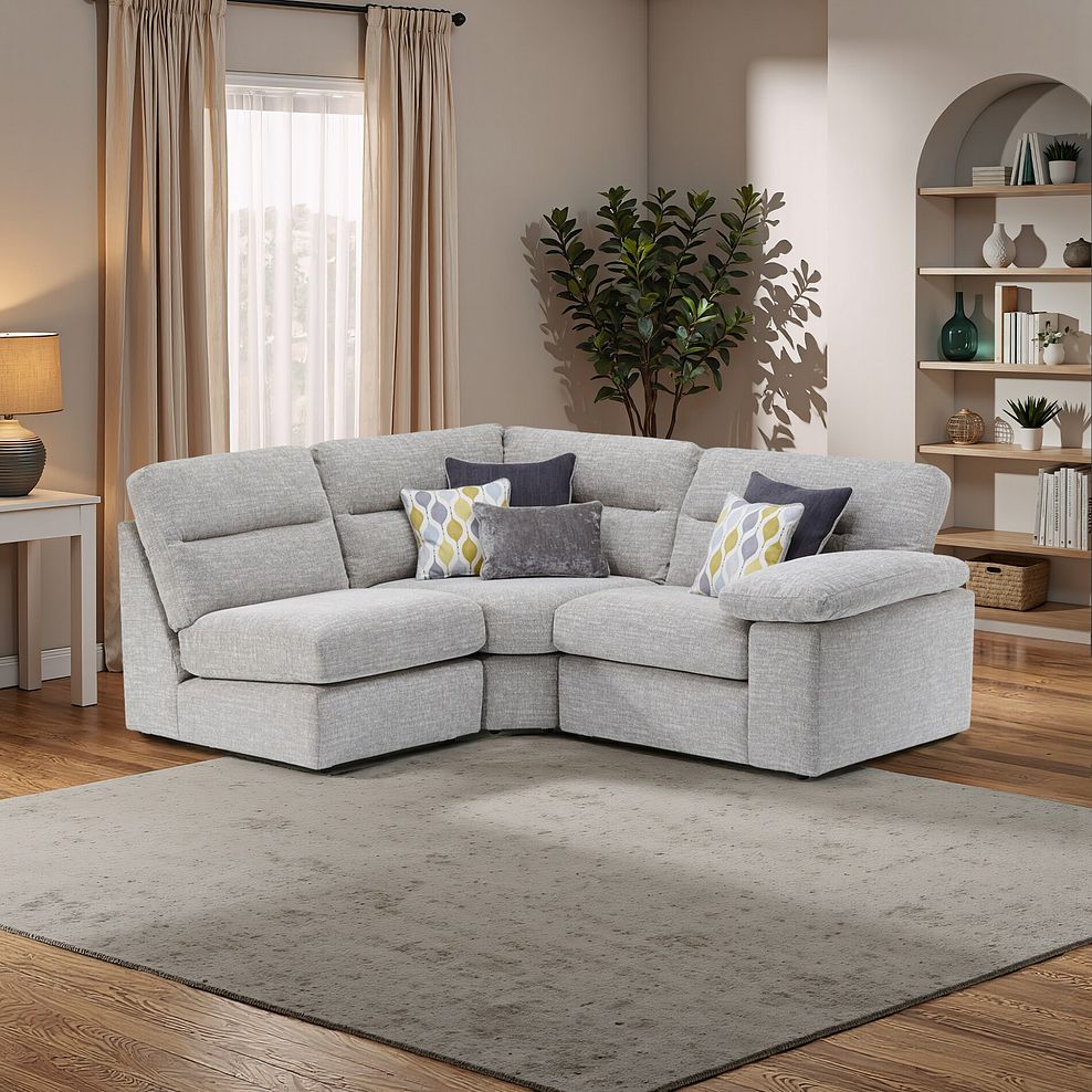 Morgan Modular Group 7 in Santos Silver with Green and Grey Scatters  10