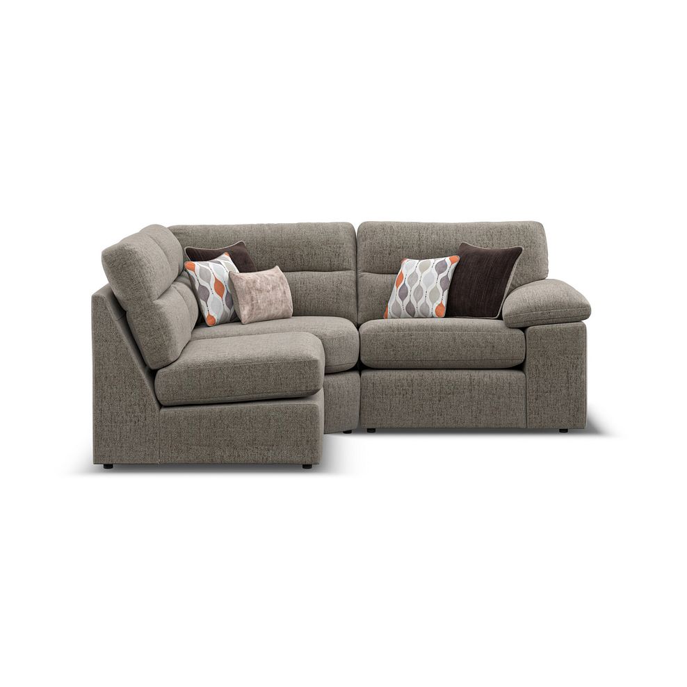 Morgan Modular Group 7 in Santos Taupe with Orange and Beige Scatters  4