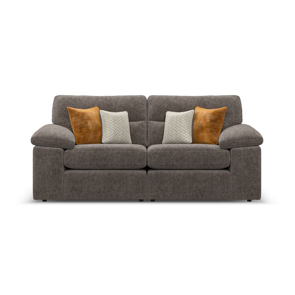 Morgan Modular Group 8 in Cupid Brown fabric 2