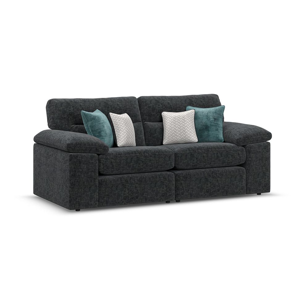 Morgan Modular Group 8 in Cupid Charcoal fabric 1