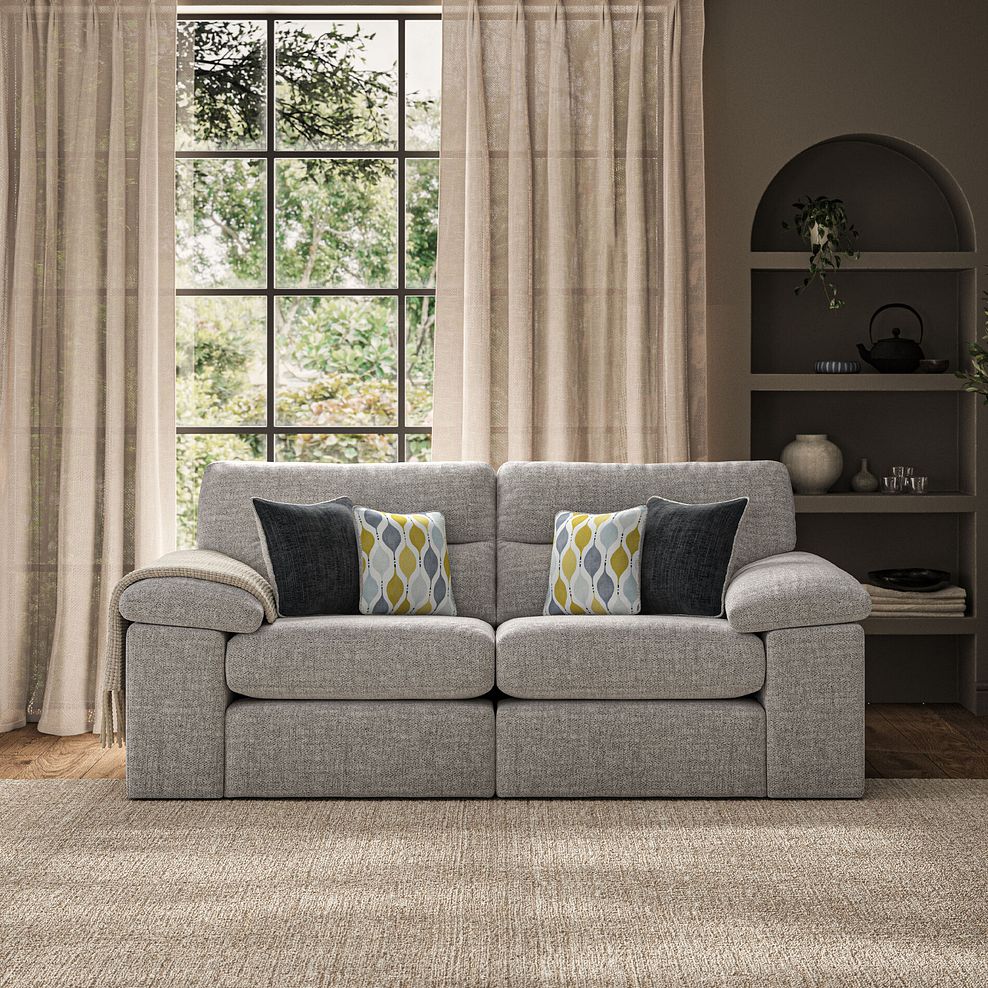 Morgan Modular Group 8 in Santos Silver with Green and Grey Scatters  2