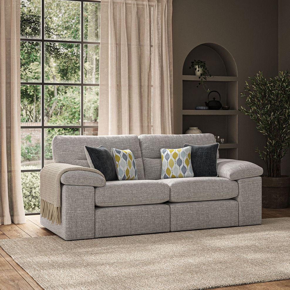 Morgan Modular Group 8 in Santos Silver with Green and Grey Scatters  1