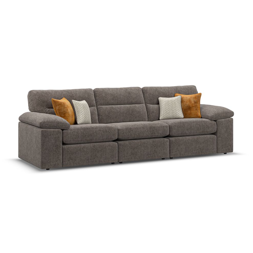 Morgan Modular Group 9 in Cupid Brown fabric 1