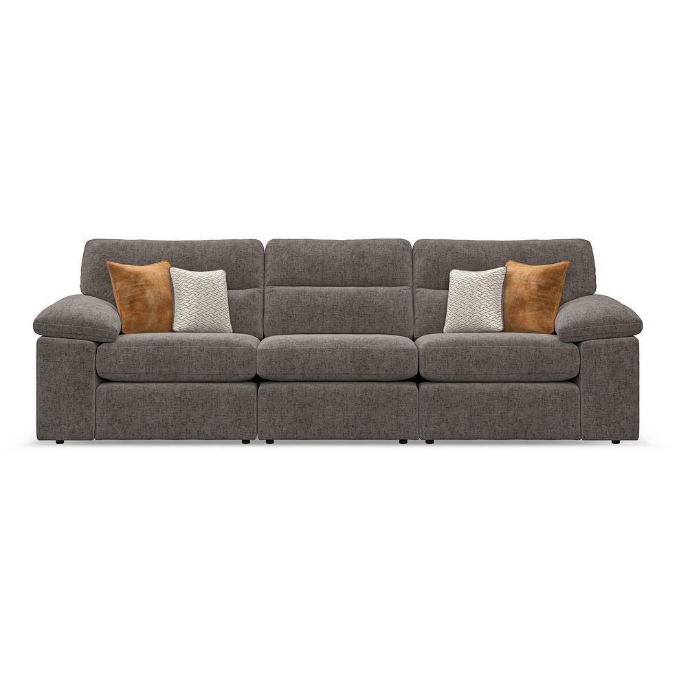 Morgan Modular Group 9 in Cupid Brown fabric 2