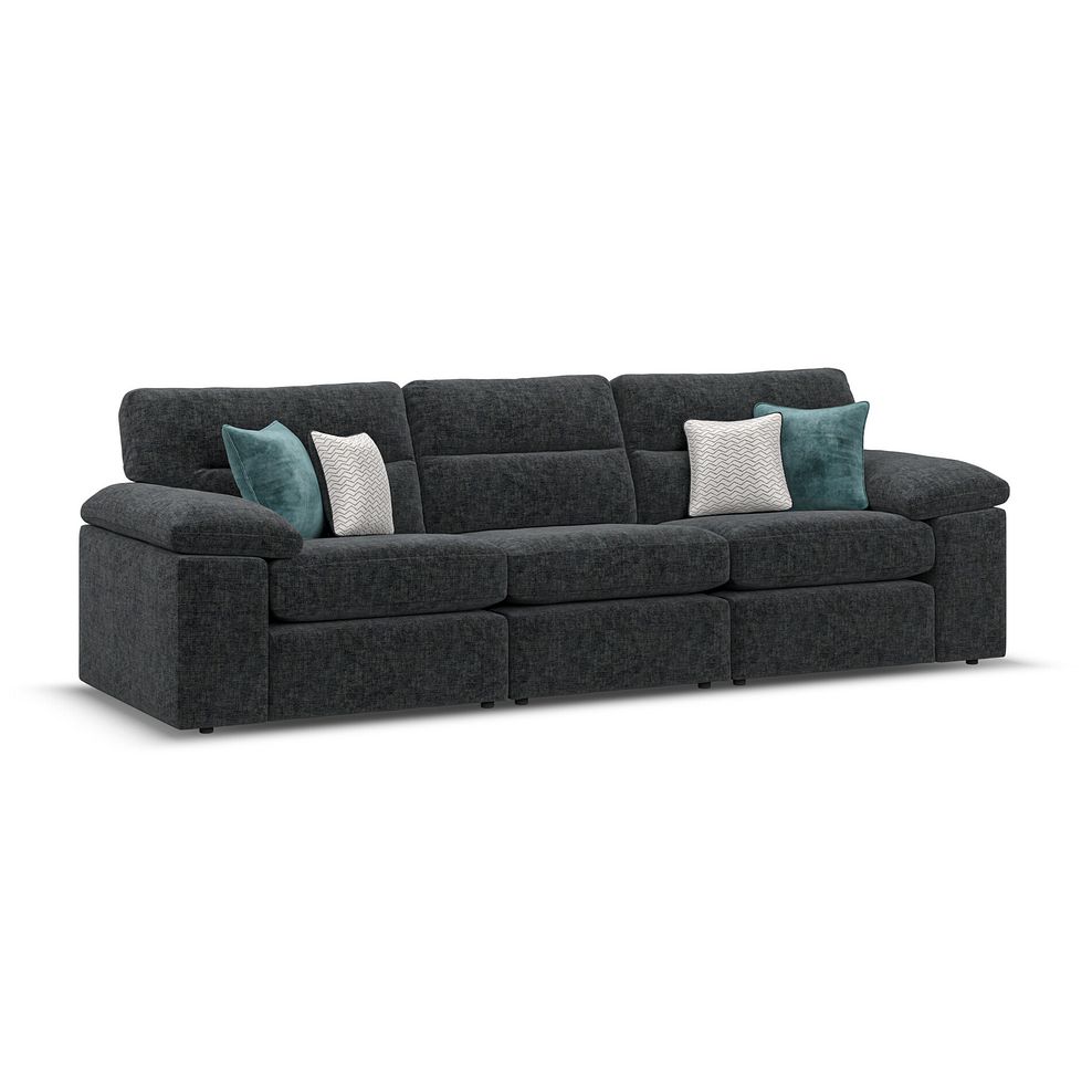 Morgan Modular Group 9 in Cupid Charcoal fabric 1