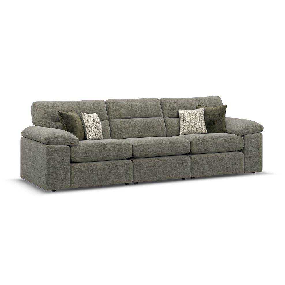 Morgan Modular Group 9 in Olive Green Fabric 2
