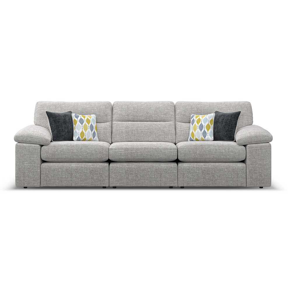 Morgan Modular Group 9 in Santos Silver with Green and Grey Scatters  4