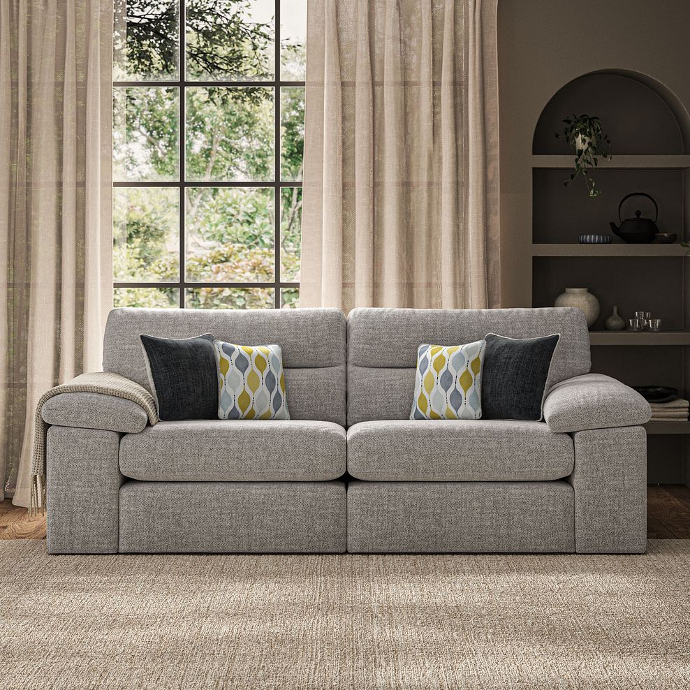 Morgan Modular Group 9 in Santos Silver with Green and Grey Scatters  1