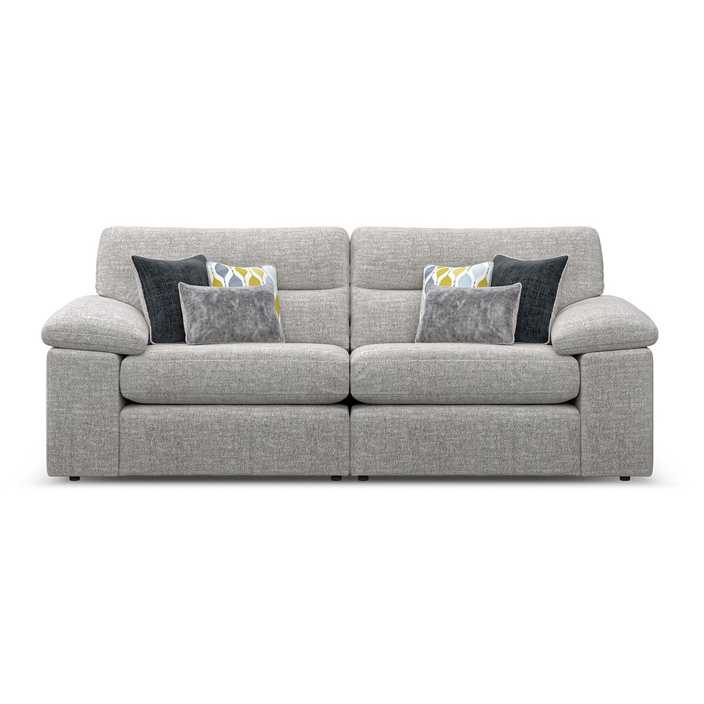 Morgan 3 Seater Sofa in Santos Silver 2