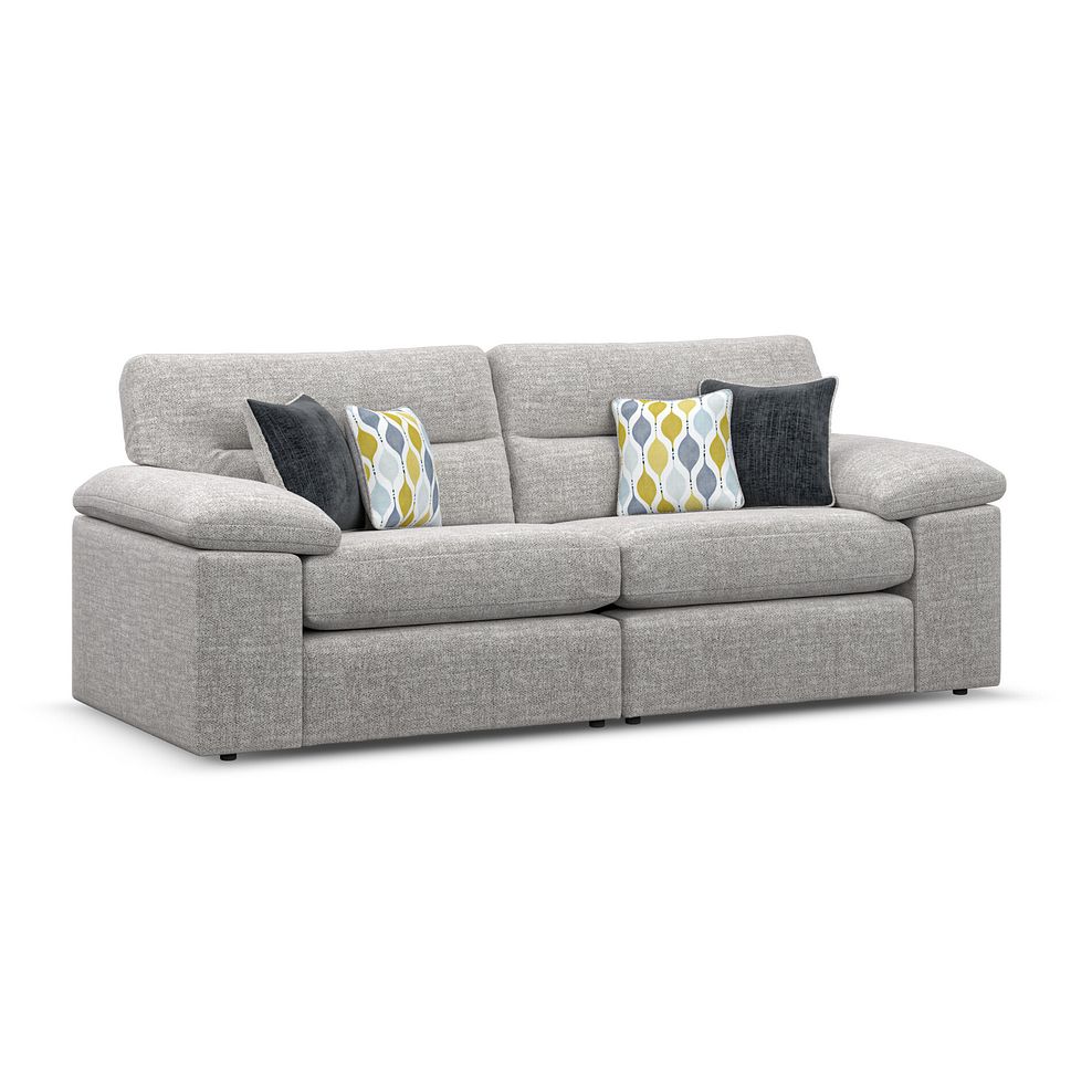Morgan 3 Seater Sofa in Santos Silver 1