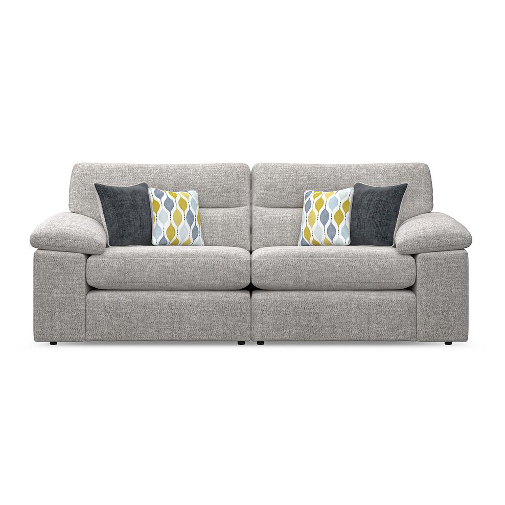 Morgan 3 Seater Sofa in Santos Silver 2