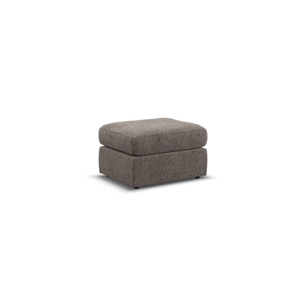 Morgan Small Fender Footstool in Cupid Brown fabric 1