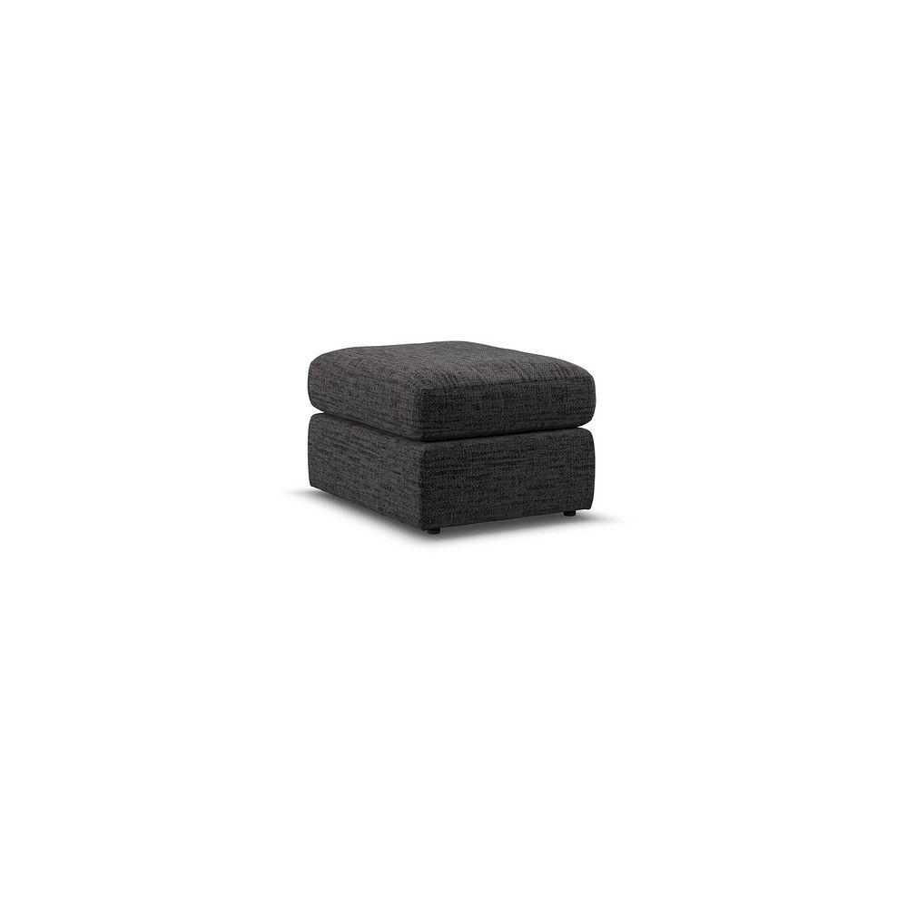 Morgan Small Fender Footstool in Santos Black fabric 3