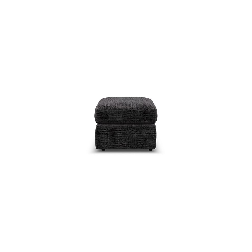 Morgan Small Fender Footstool in Santos Black fabric 4