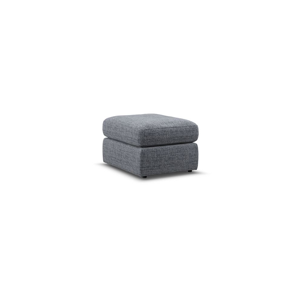 Morgan Small Fender Footstool in Santos Grey fabric 3