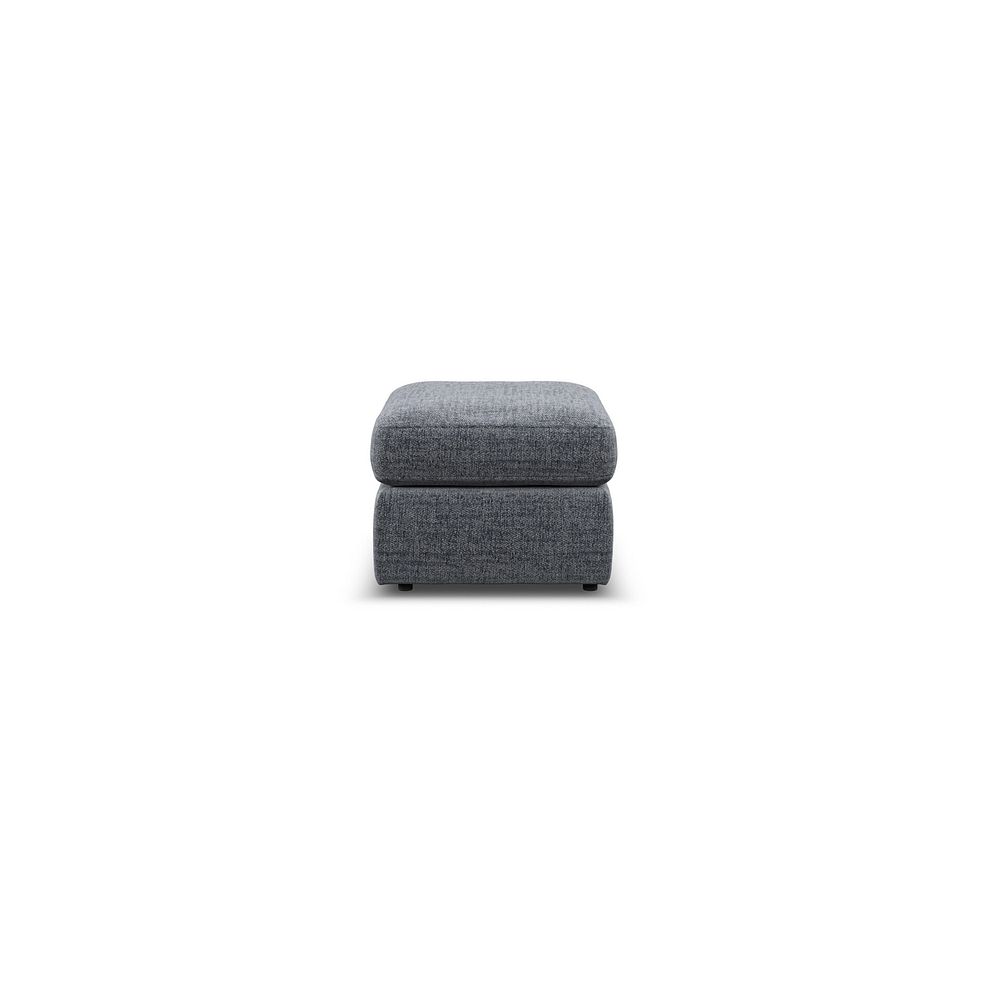 Morgan Small Fender Footstool in Santos Grey fabric 4