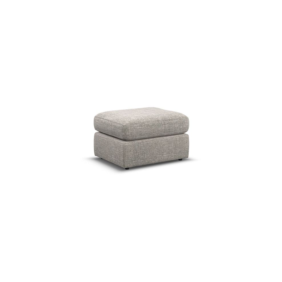 Morgan Small Fender Footstool in Santos Mink fabric 1