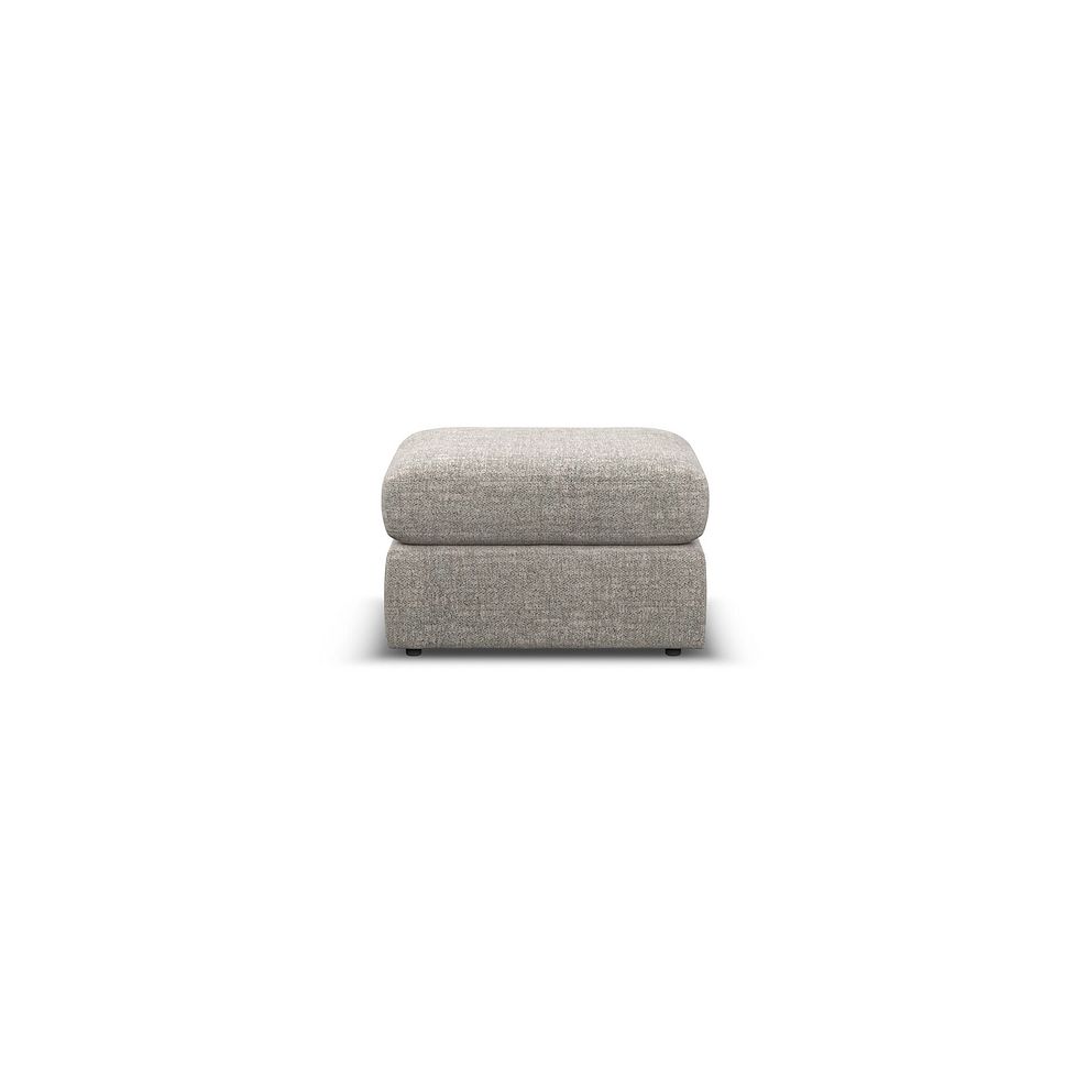Morgan Small Fender Footstool in Santos Mink fabric 2