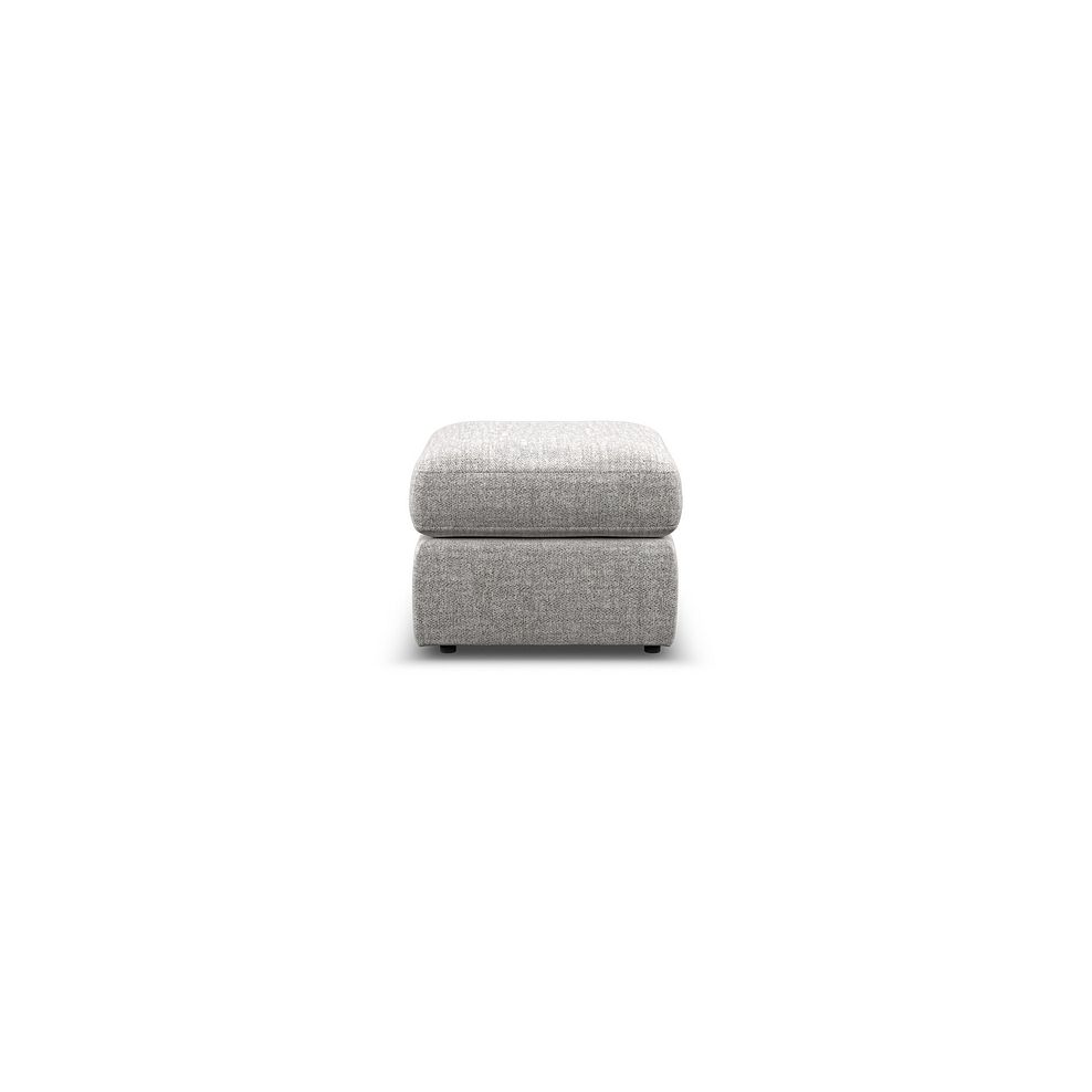 Morgan Small Fender Footstool in Santos Silver fabric 4