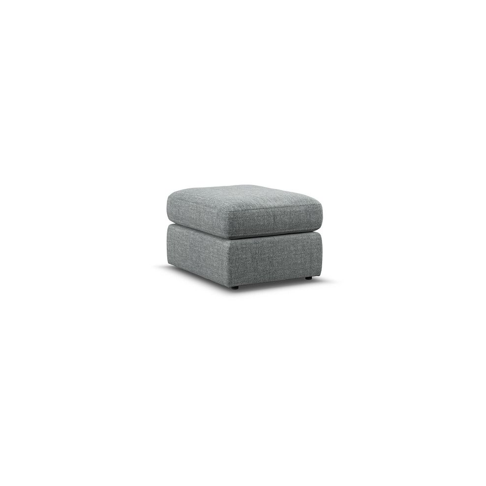 Morgan Small Fender Footstool in Santos Steel fabric 3